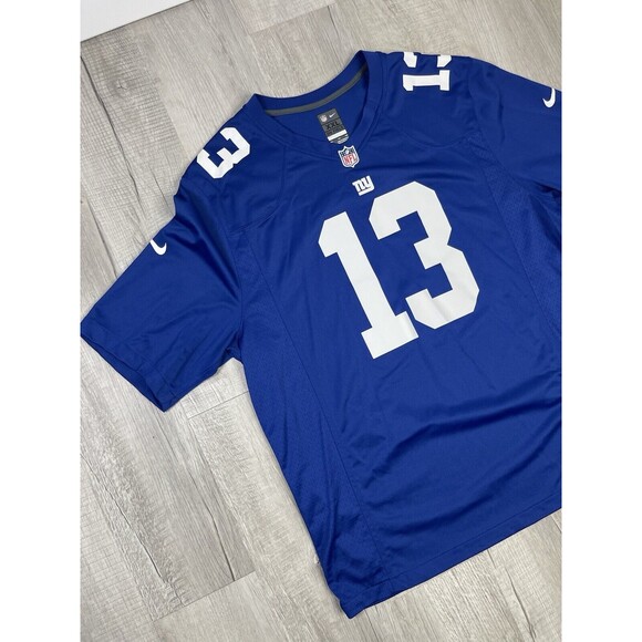 Nike Odell Beckham Jr New York Giants On Field NFL Football Jersey Mens 2XL V - Picture 2 of 7